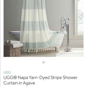 New without tags Ugg shower curtain 72” long